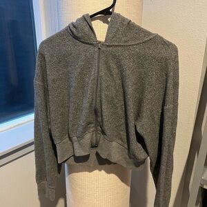 Gilly Hicks Gray Zip-Up Hoodie